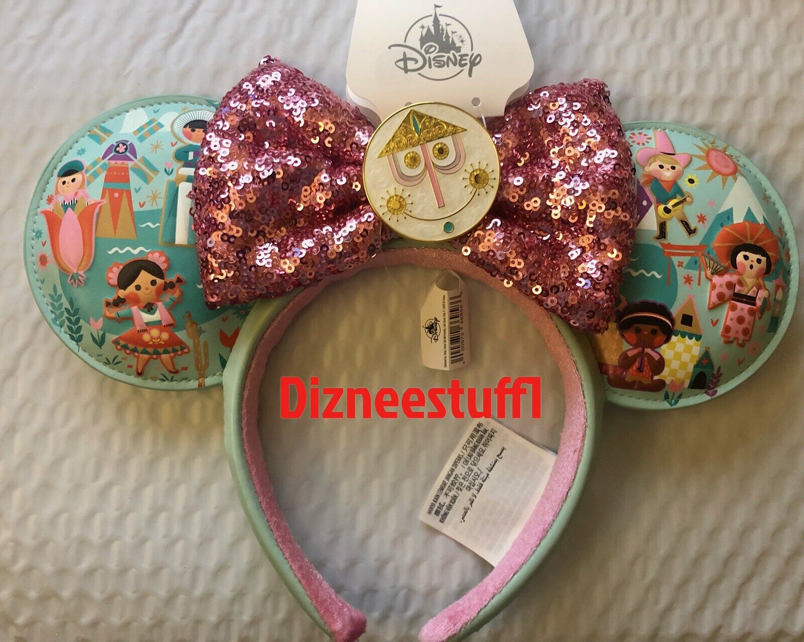 2024 Disney Parks It’s A Small World Ears Headband Nwt