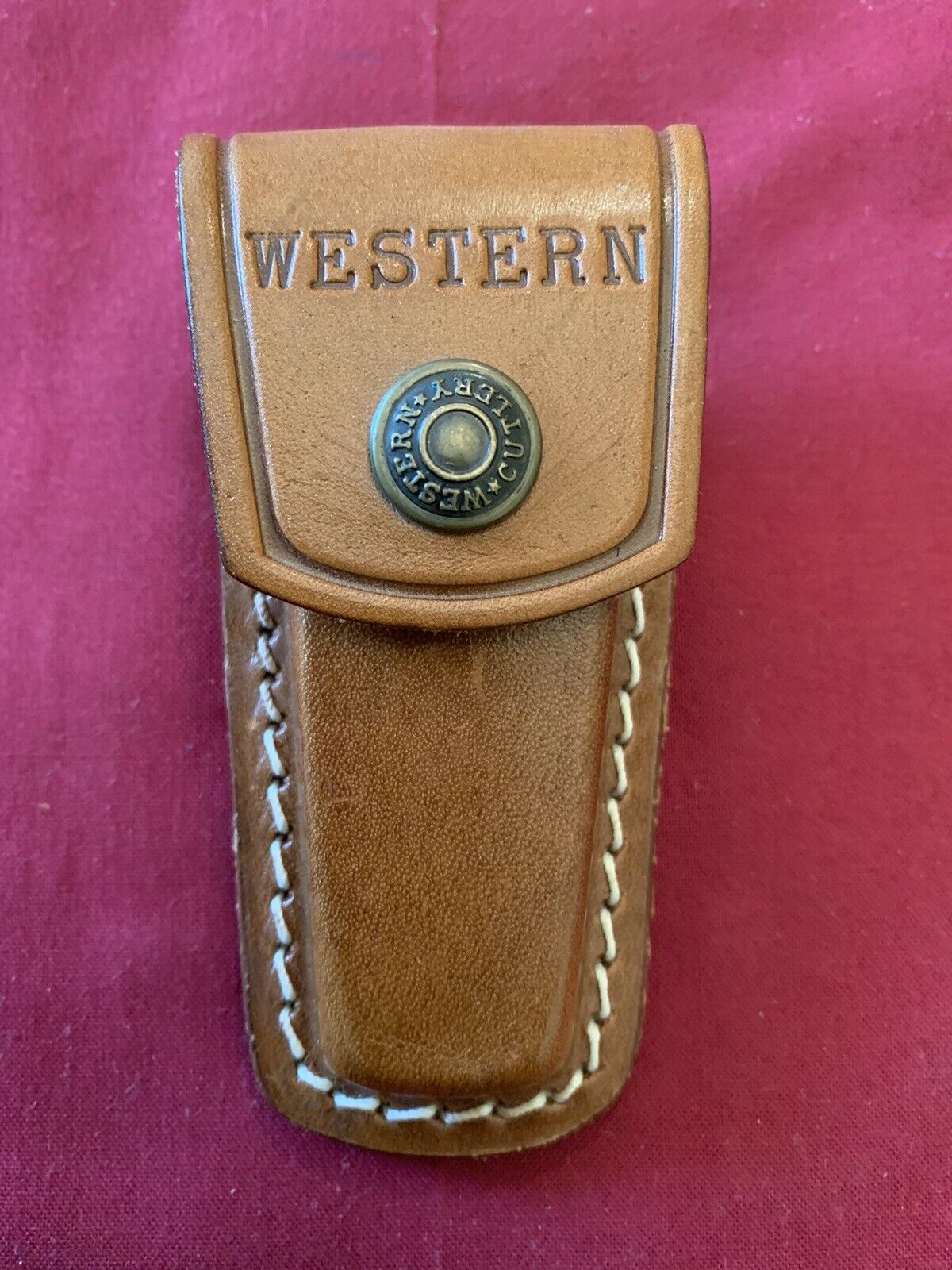 Vintage NOS Western Leather Knife Sheath Case.