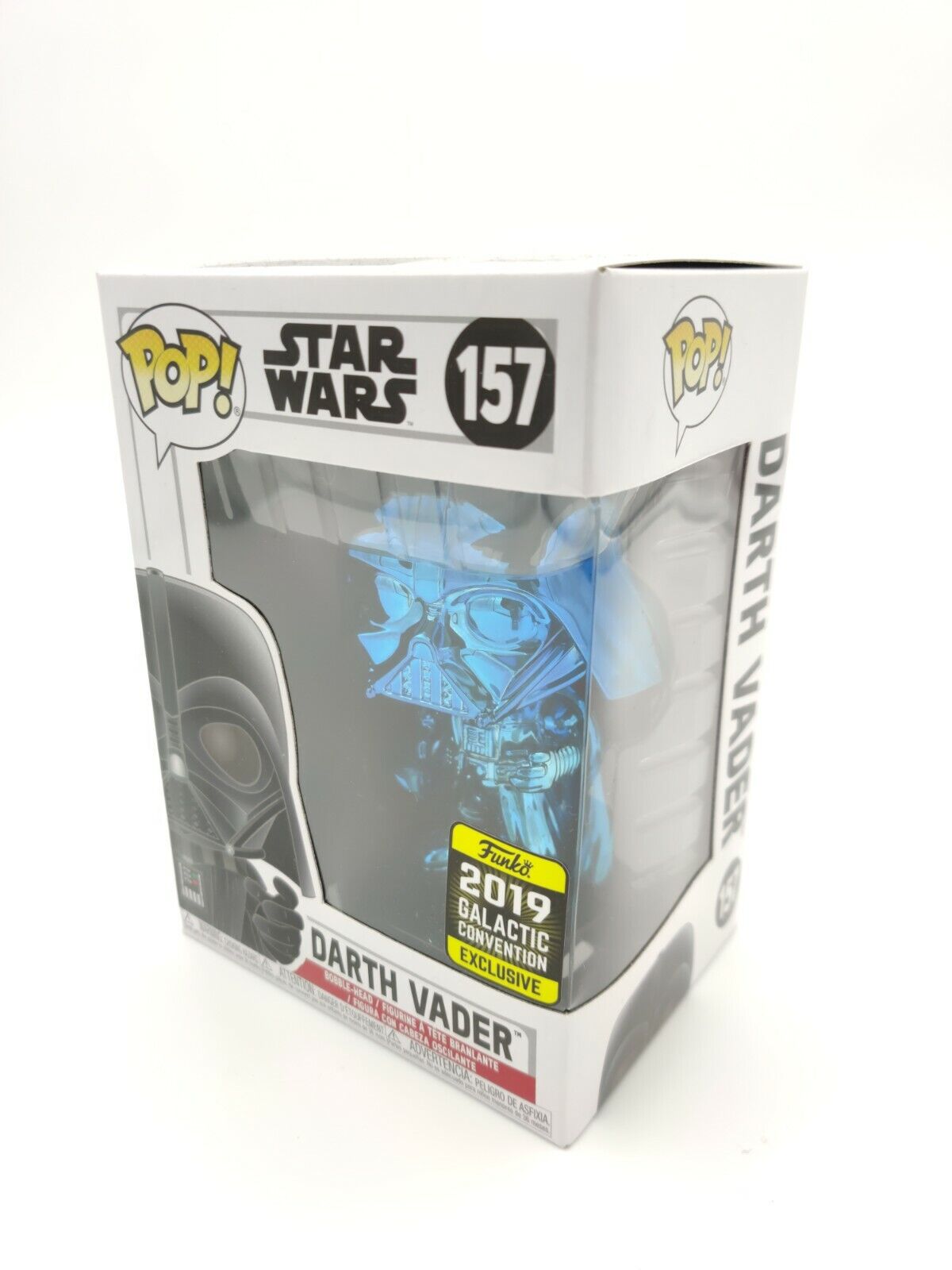 Darth Vader Star Wars Celebration Chicago Exclusive Blue Chrome Funko Pop #157