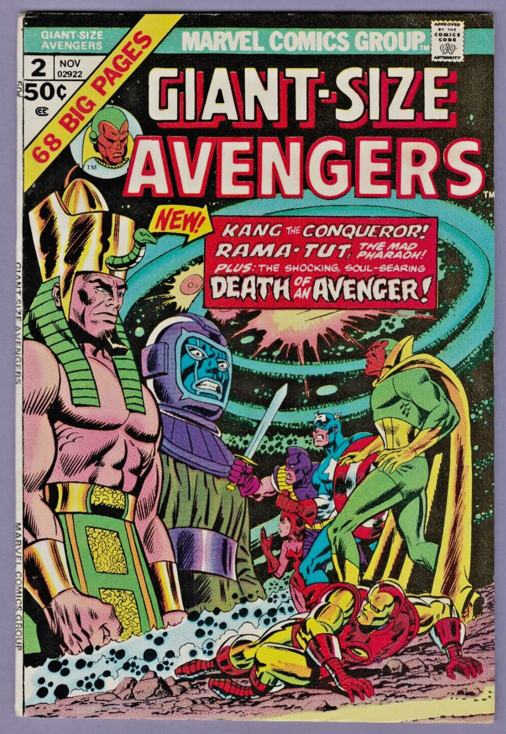 Avengers_vol.01 {Giant-Size} #2 | 🔥 Rama Tut ~ Kang the Conqueror | VF (8.0) 🔥