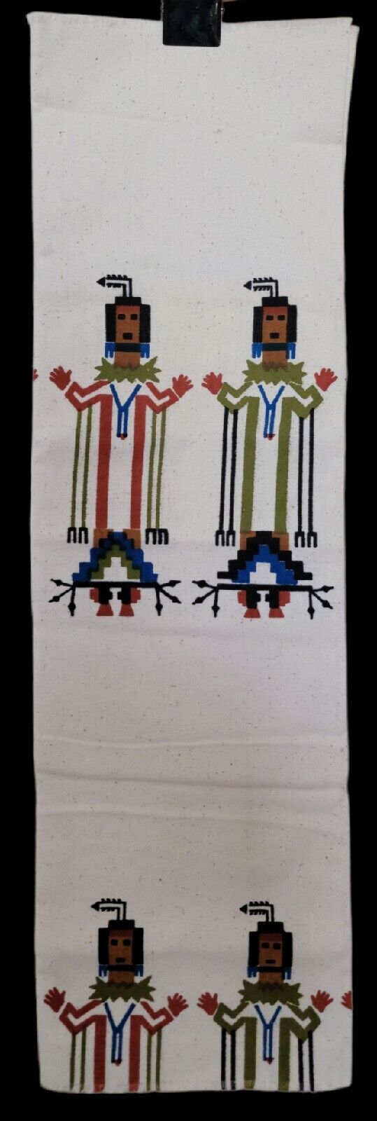 Vintage Nizhonie Fabric by Bahah Zhonie Navajo American Painter Frank Austin 