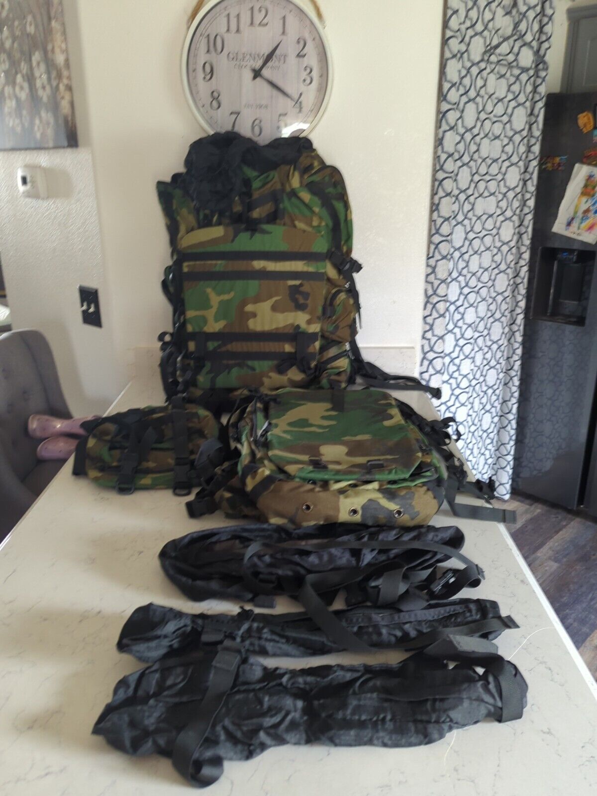 Gregory UM21 SPEAR Military Main And Assault Pack, Butt Pack, Compression Bags