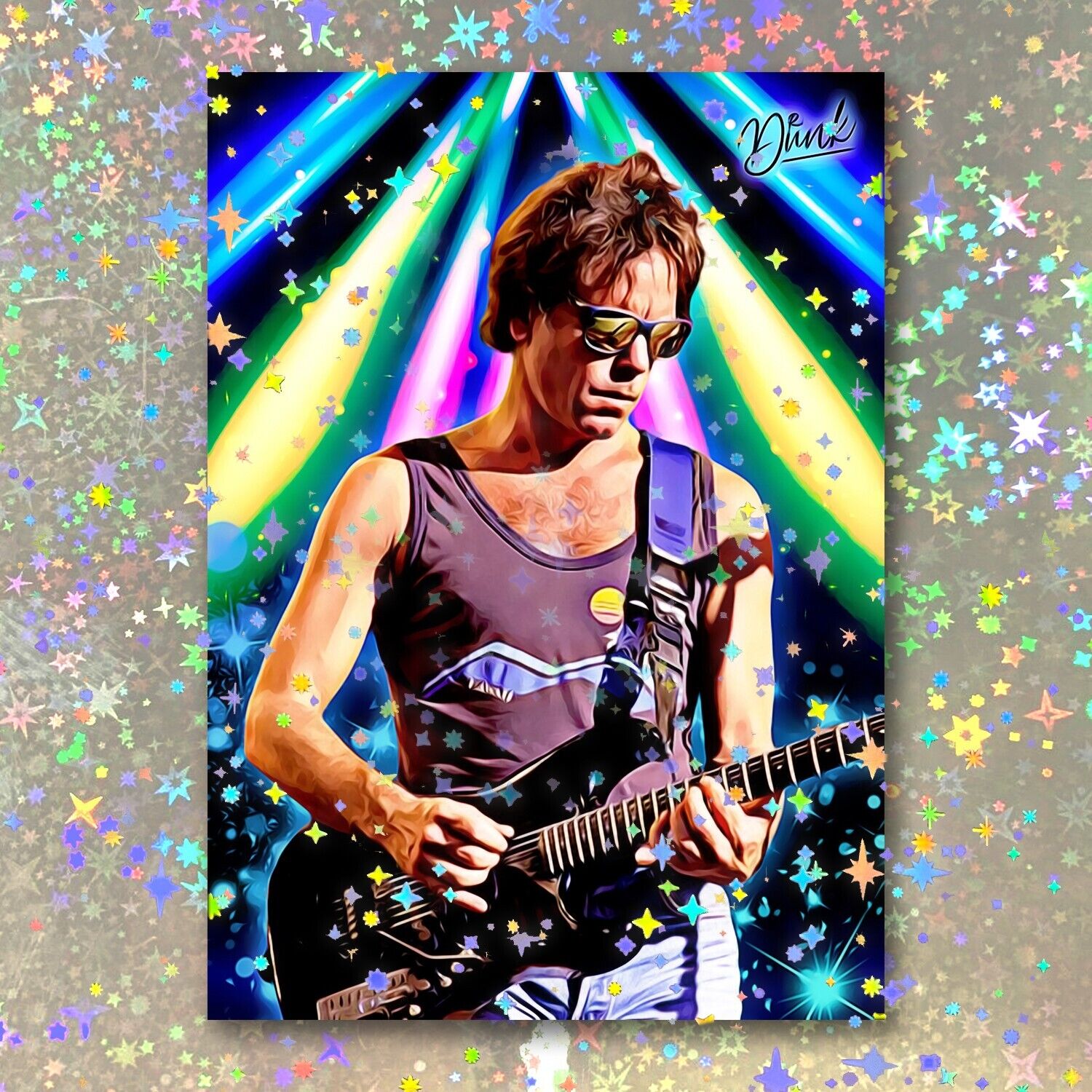 Bob Weir Holographic VIP Headliner Sketch Card Limited 1/5 Dr. Dunk Signed