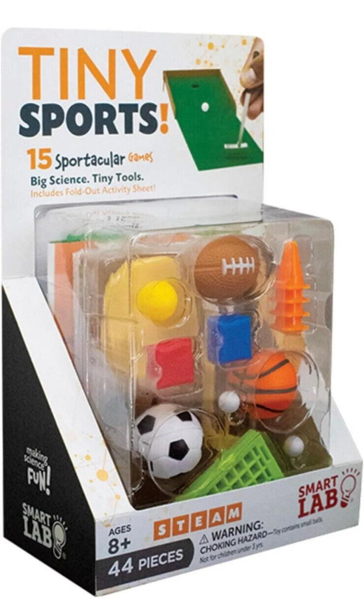 SmartLab Toys Tiny Sports with 15 Games And Tiny Tools New 44 Piece Set