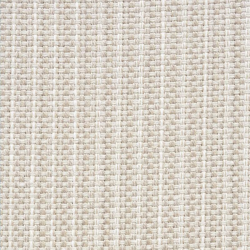 Schumacher Indoor Outdoor Uphol Fabric- Rustic Basketweave Natural 1.95 yd 73880