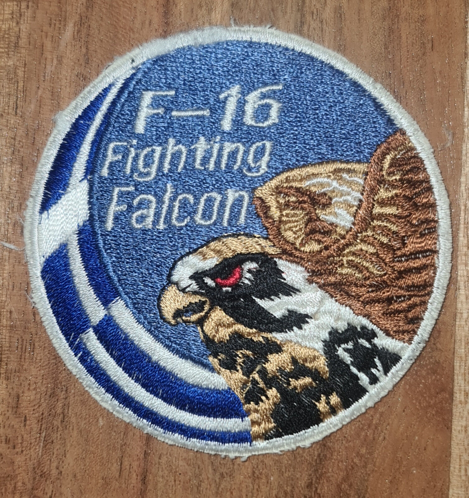 F-16 Falcon Hellenic Airforce very early swirl  patch badge