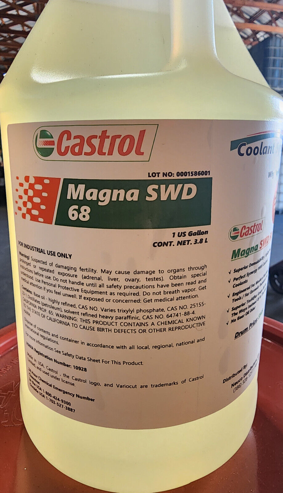 Castrol Magna SWD 68- Mobil Vactra 2 equvilent 