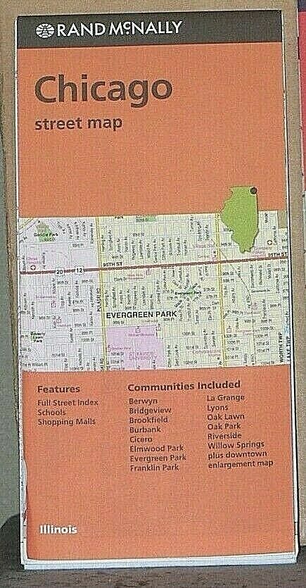 2013 Rand McNally Street Map of Chicago, Illinois \