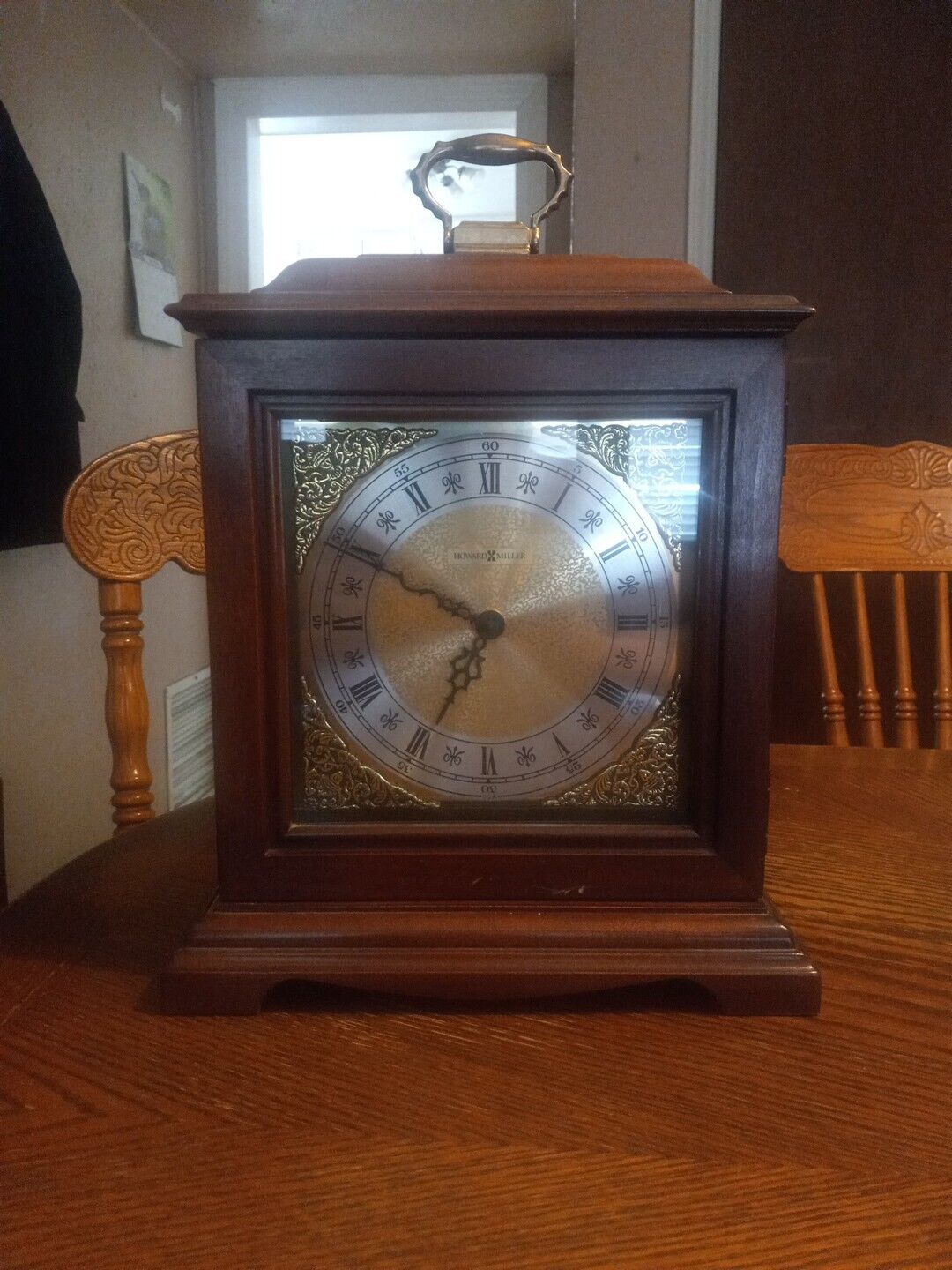 Howard Miller Graham Bracket Chime Mantel Clock Tested Working 