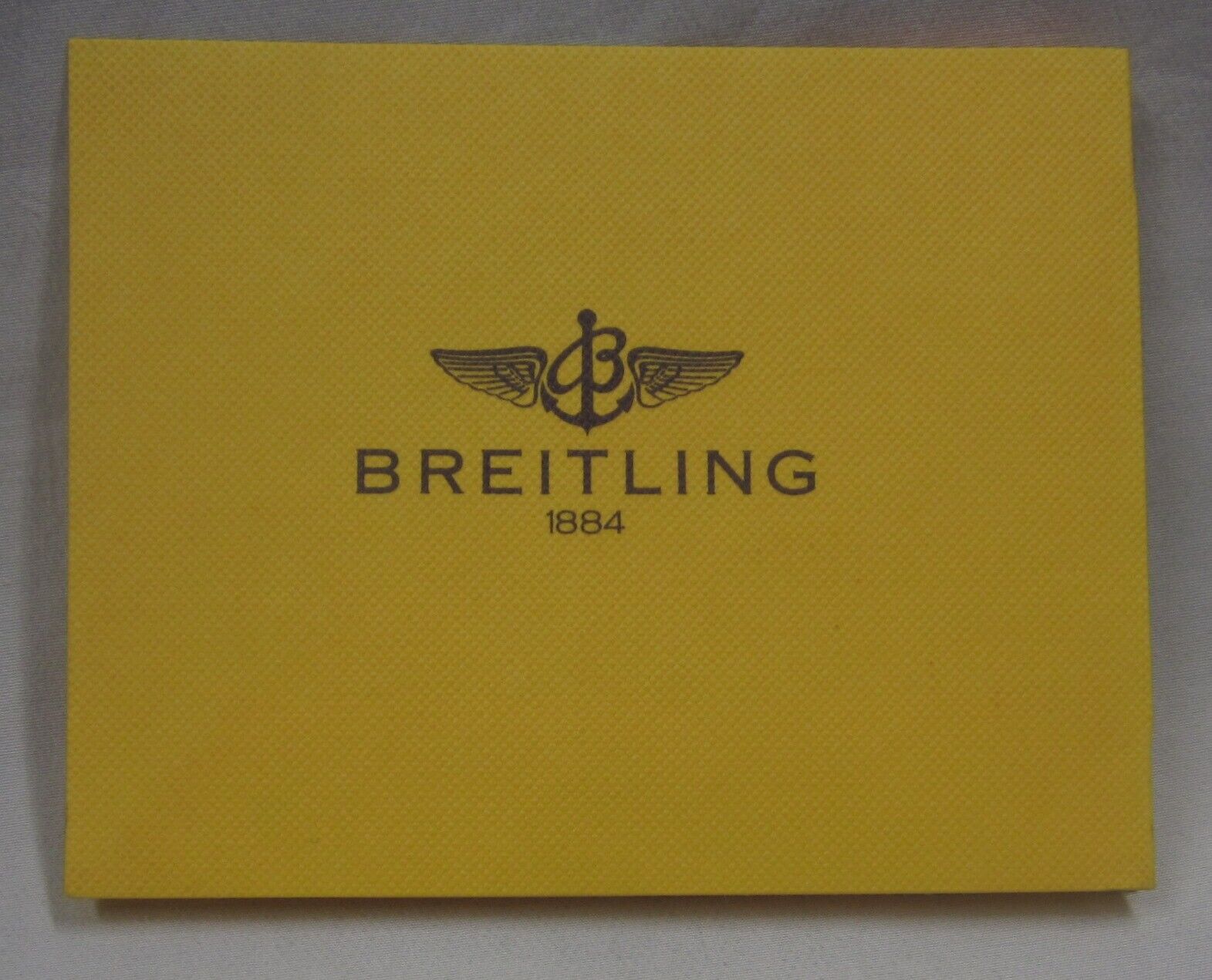 Empty BREITLING Watch Documents Sleeve for Warrantee Certificat and Other Papers