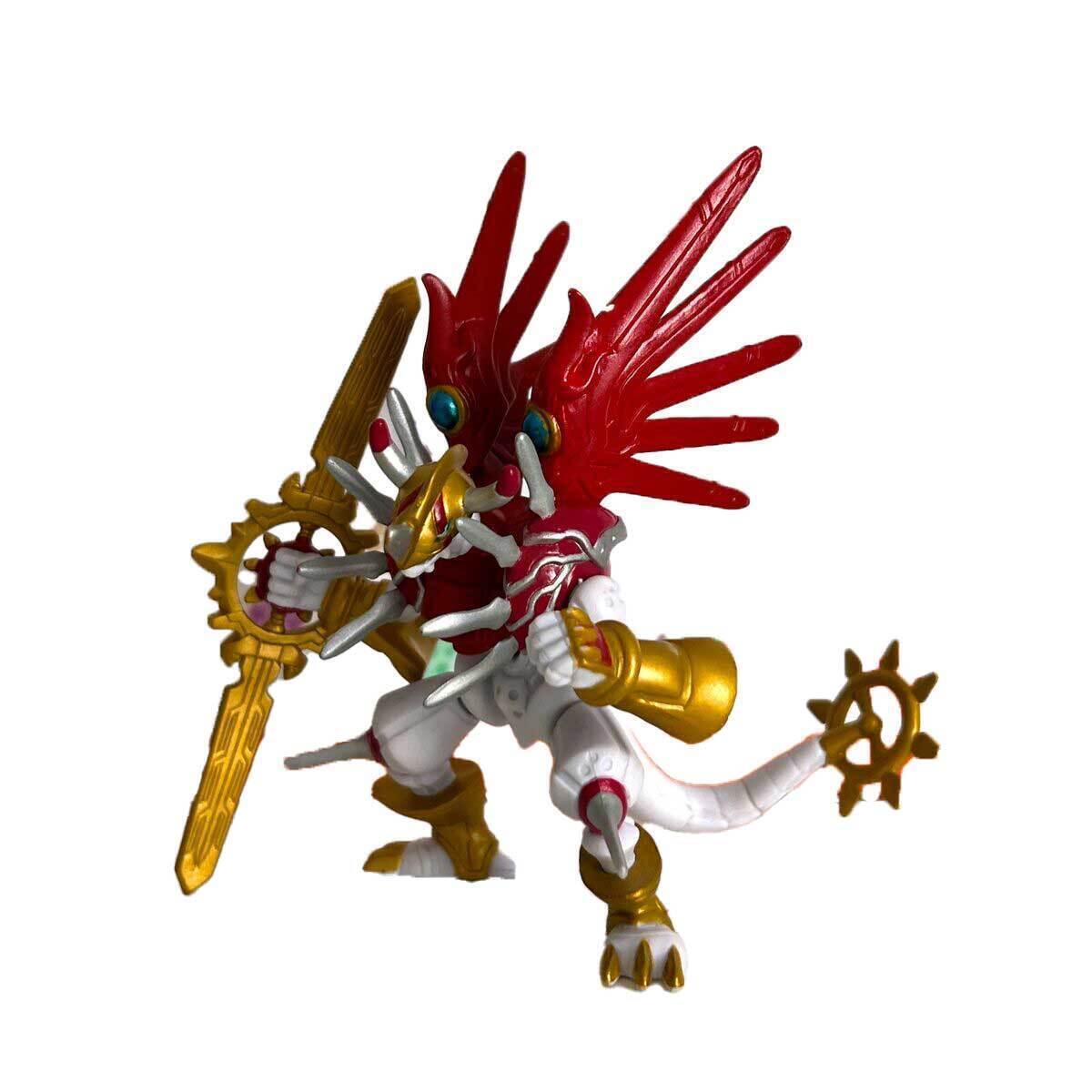 #F87-500 NEW Bandai 2006 Digimon Savers Zukan figure ShineGreymon 