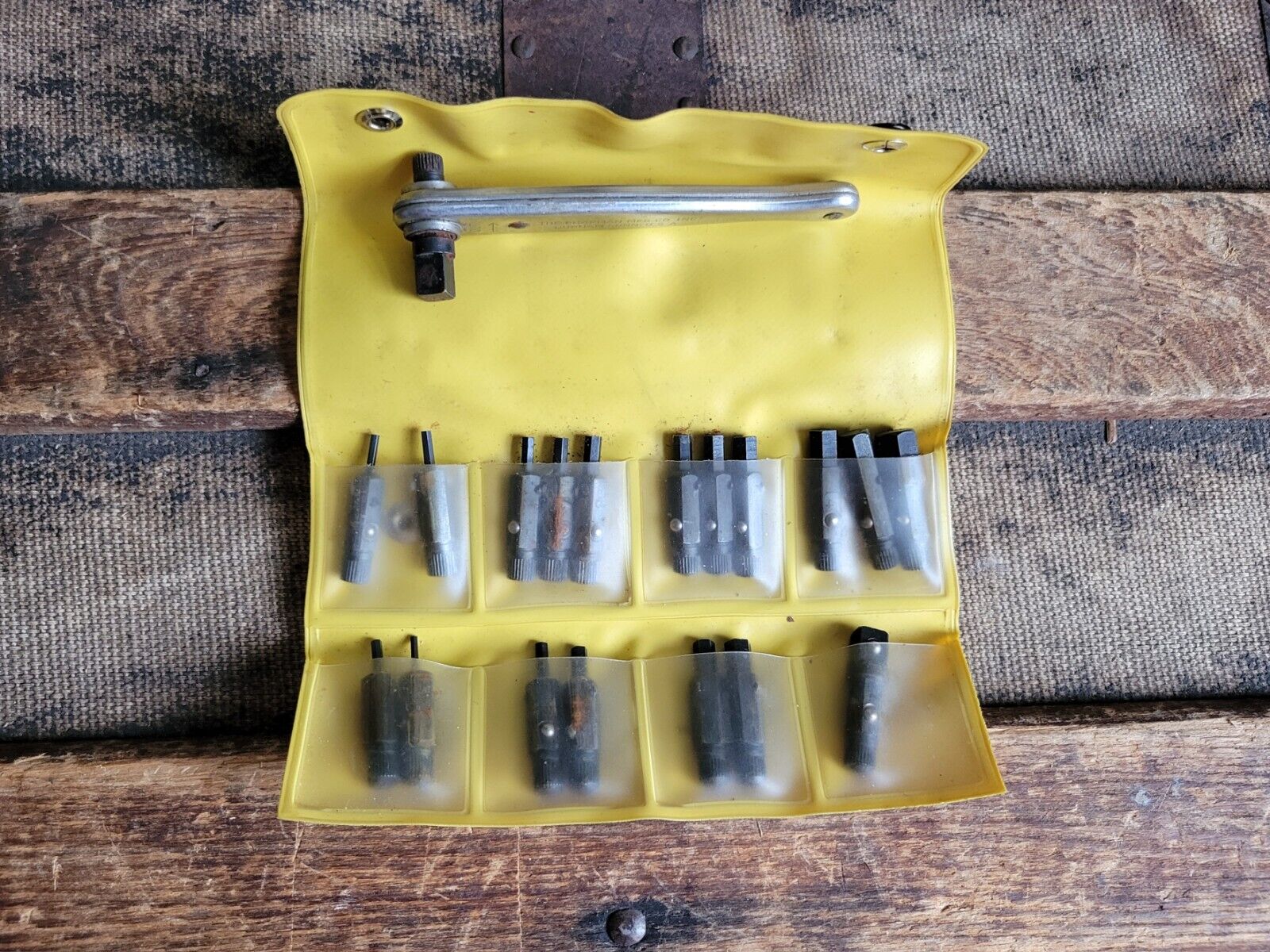 Vintage Chapman Ratcheting Screwdriver Gunsmith Multitool Adapter Pack G Square