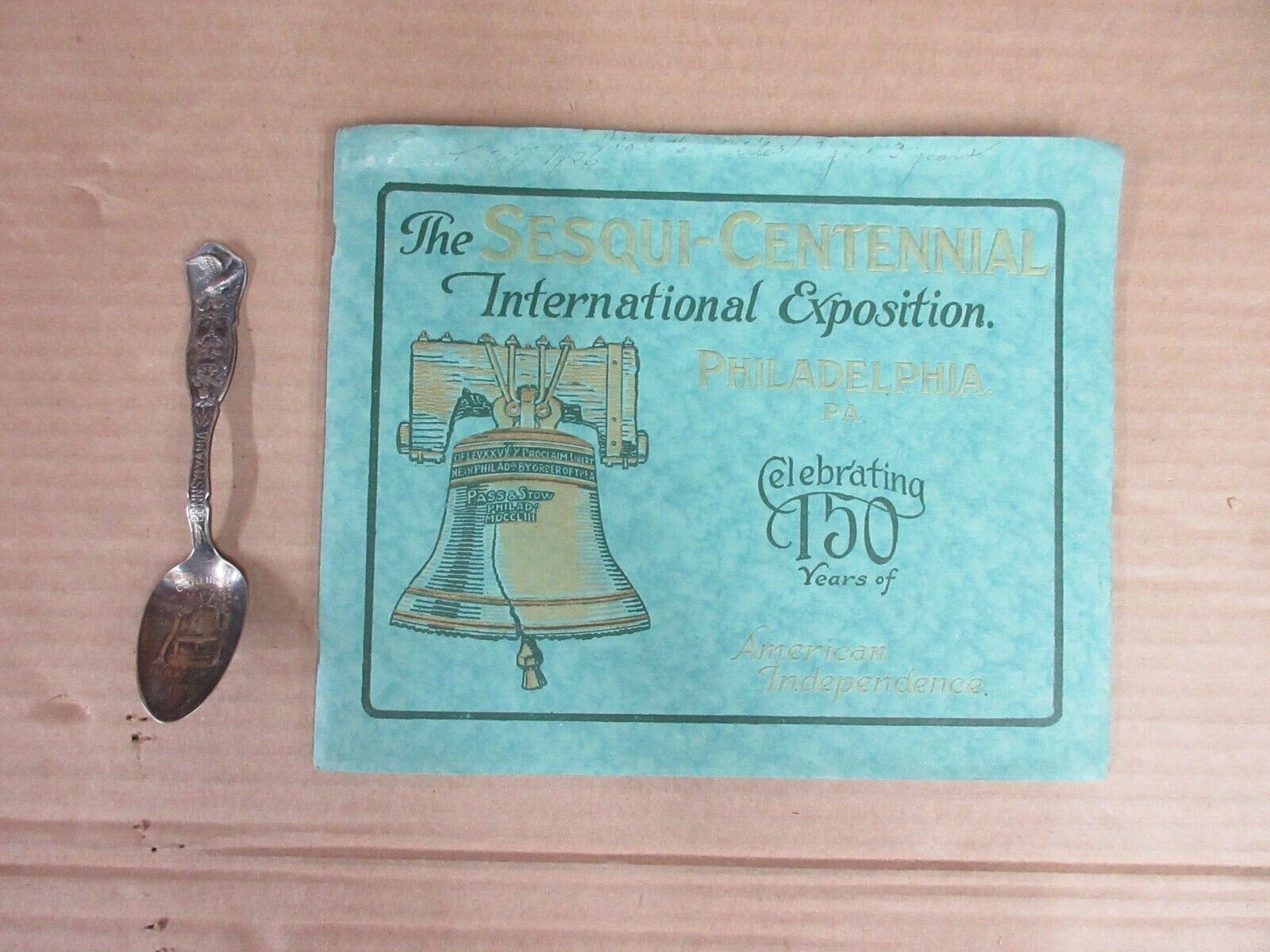 Vintage 2 PCS The Sesqui-centennial International Exposition PA 1926 Spoon O1