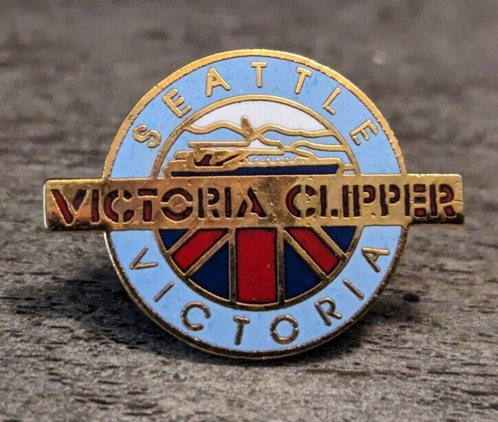 Victoria Clipper - Seattle to Victoria Ferry Boat Travel Souvenir Collector Pin
