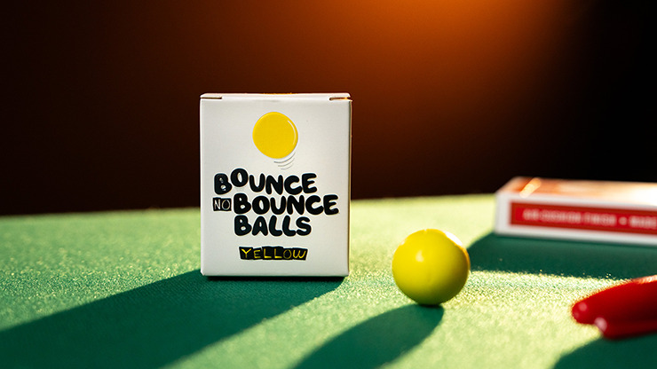 Bounce no Bounce Balls YELLOW by Murphy\'s Magic - Trick