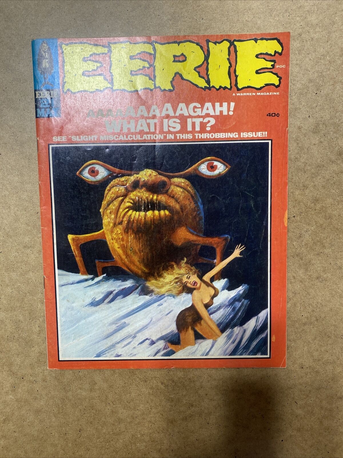 EERIE #21 1968 Warren B&W horror comics magazine Fine-