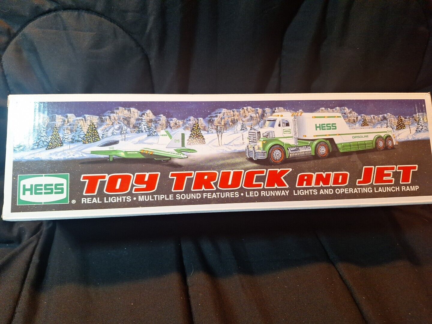 2010 HESS Trucks Toy Truck And Jet Truck Jet Launch Ramp With Original Bag NEW