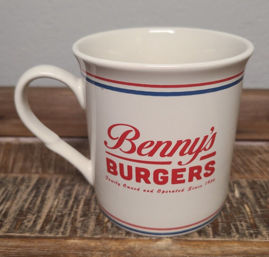 Netflix Stranger Things Benny\'s Burgers Ceramic Diner 9 oz Coffee Mug