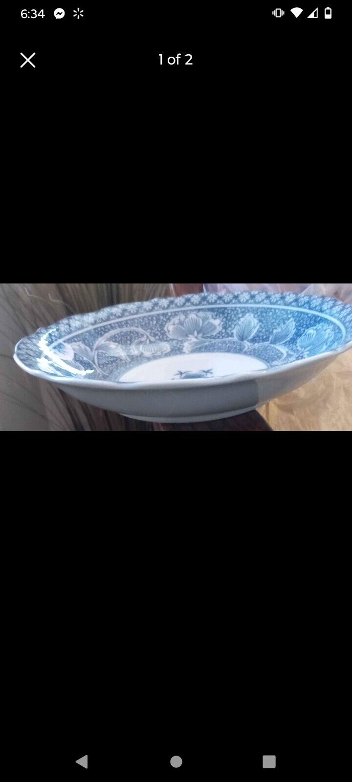 Very rare blue and white premiere Japanese bowl