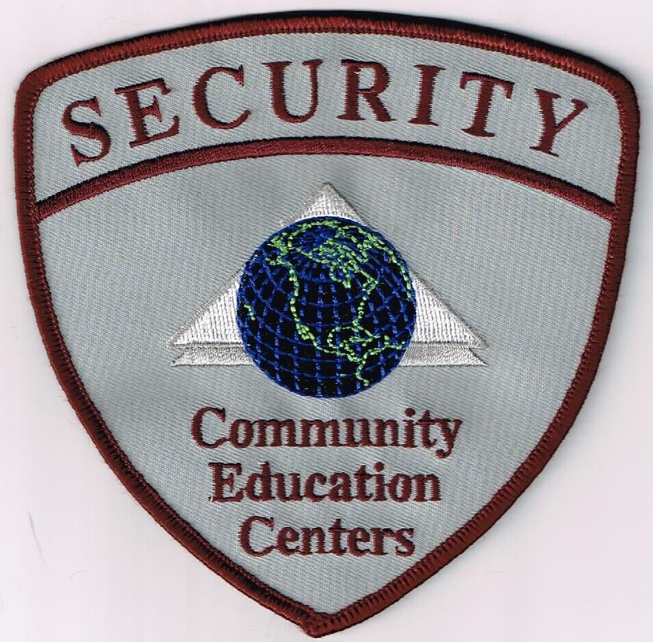 pick 1 Community Education Centers (defunct 2017): Security or Corrections patch