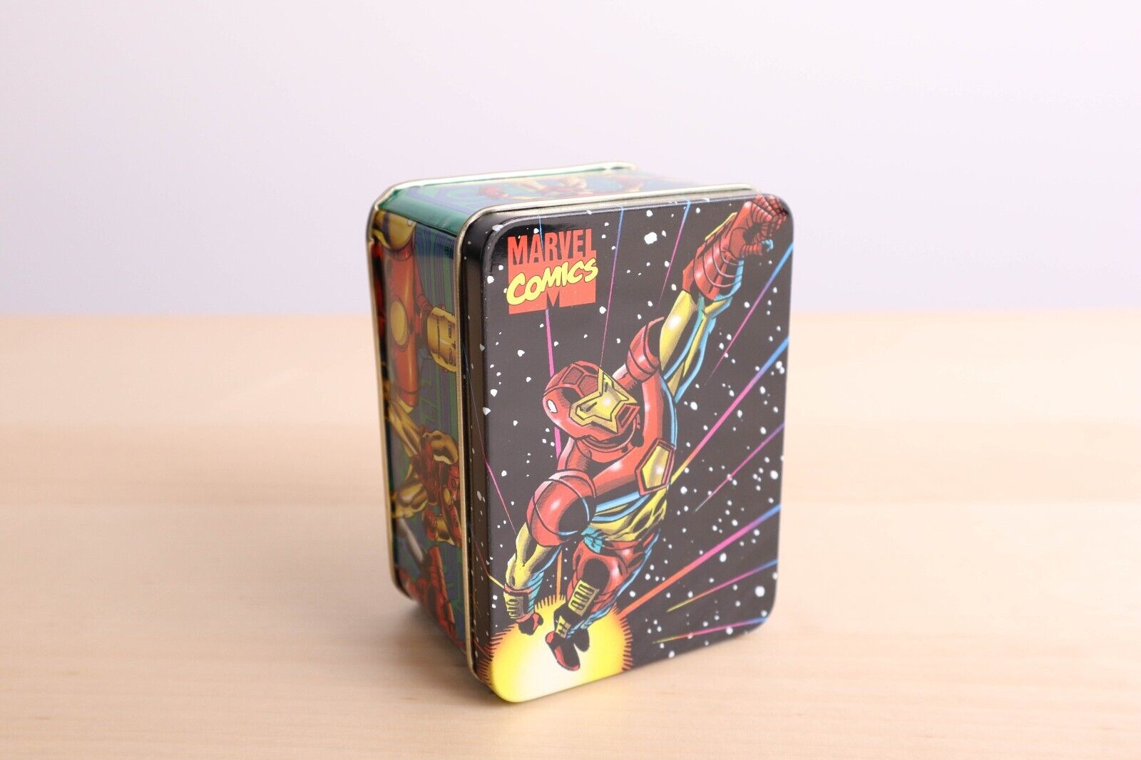 Iron Man Marvel Comics Tin Card Box Nabisco Collector\'s Limited Edition- 1994
