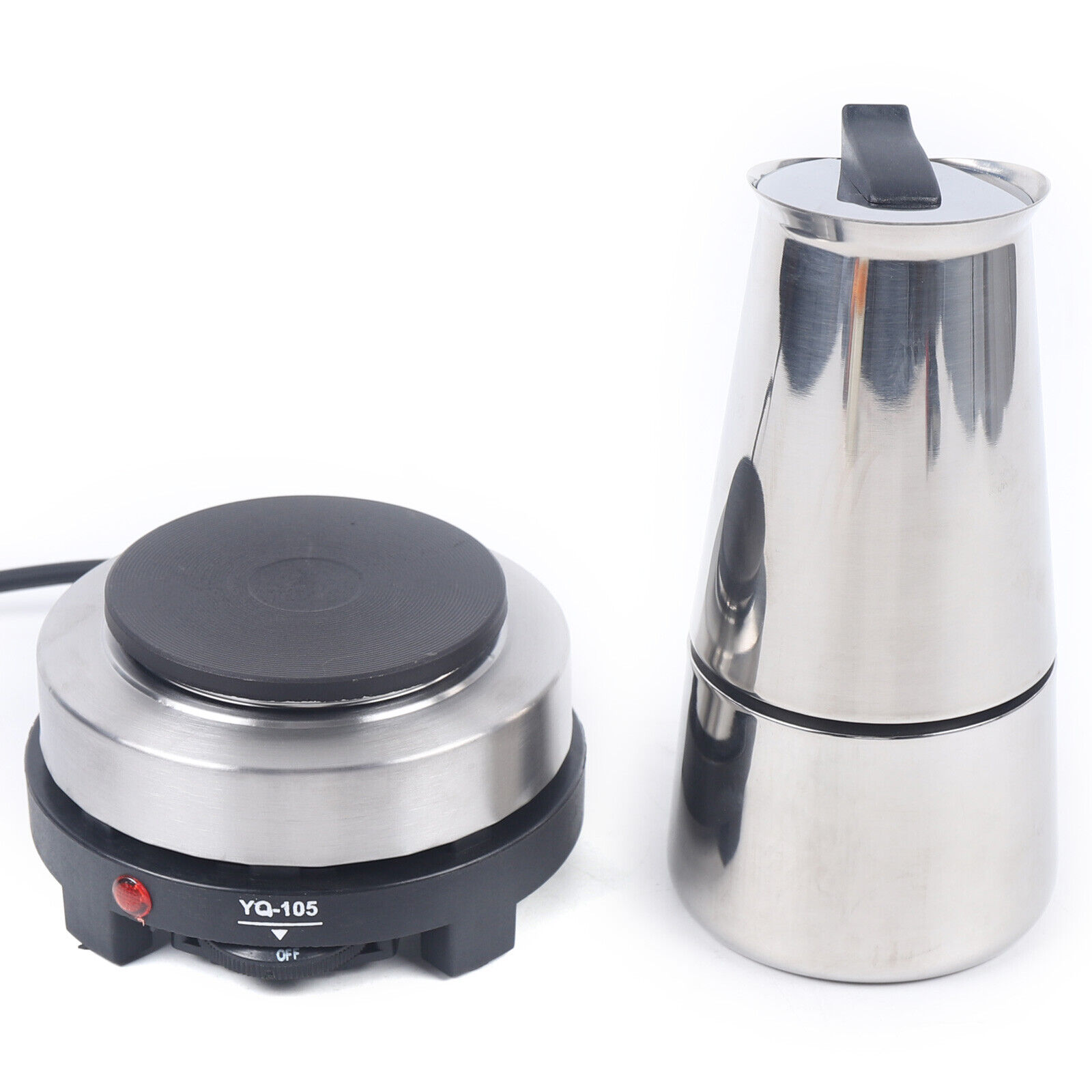 Coffee Maker,Stovetop Espresso Coffee Maker Moka Coffee Pot with Electric Stove