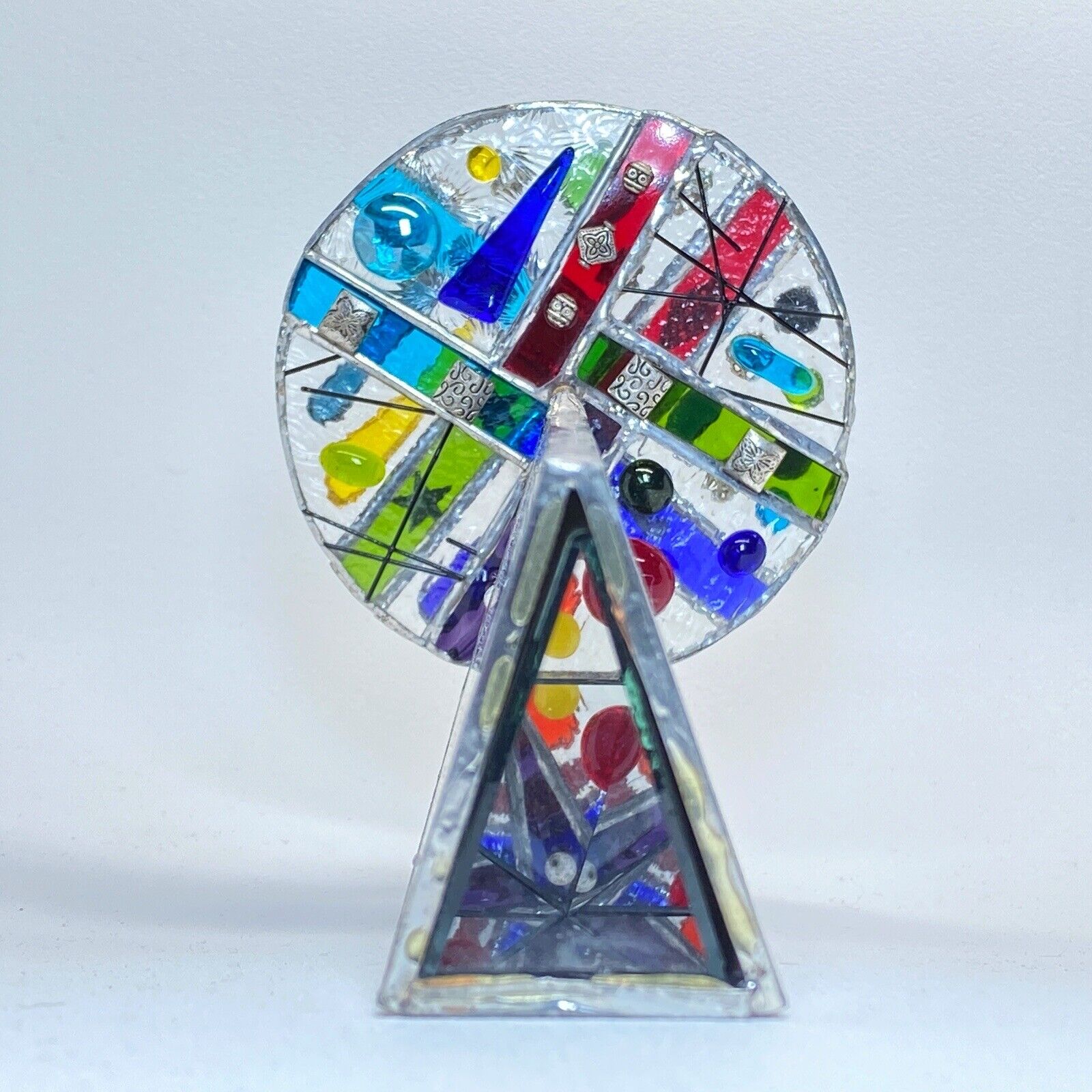 Optical Wonders Kaleidoscope Glass w 2 Handmade Unique Wheels