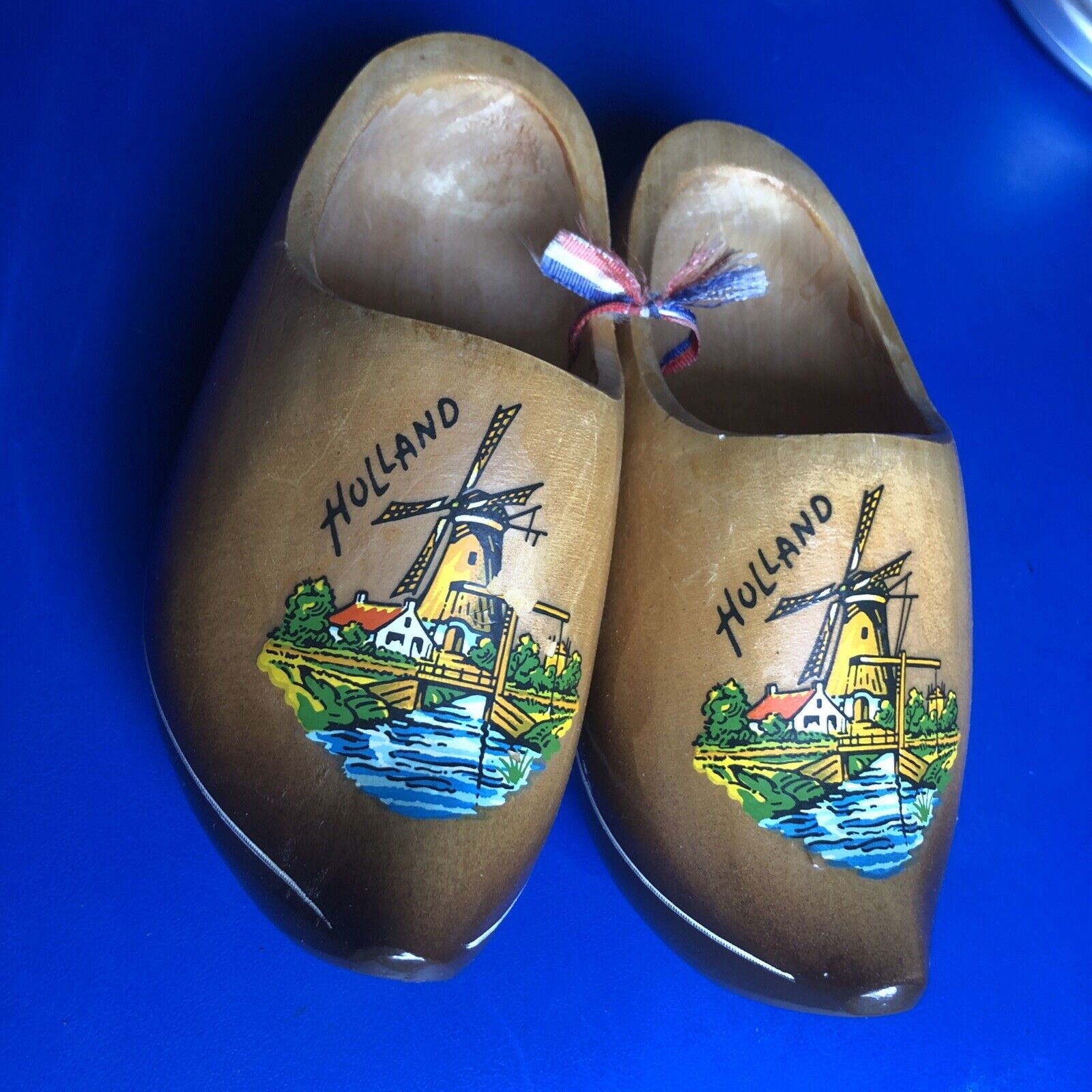 Hand Crafted Shoes Hand Made Natuurlijk Goed Hand Painted Wood Dutch Swedish...