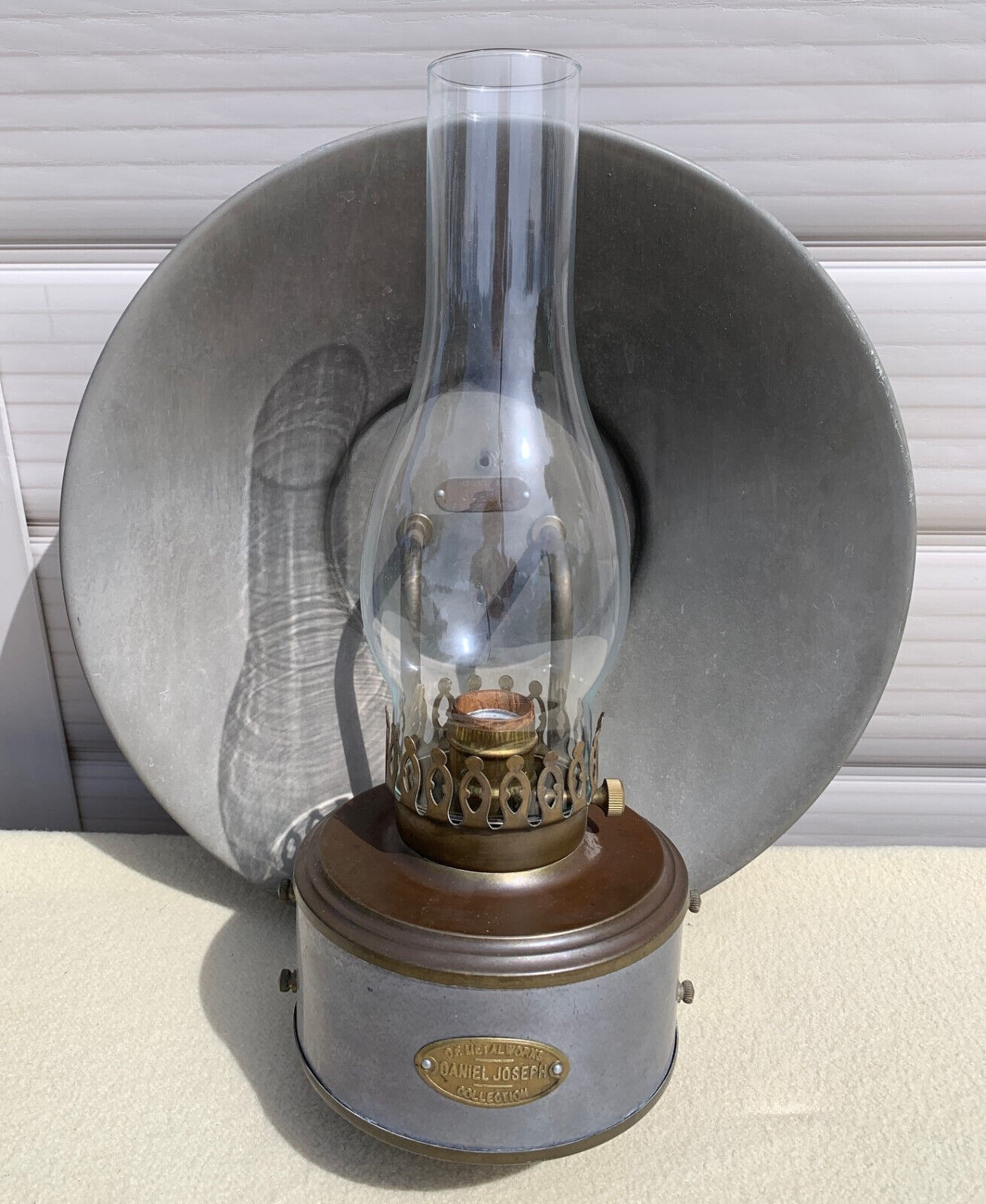 Vintage David Joseph Handcrafted Electric Wall Lamp