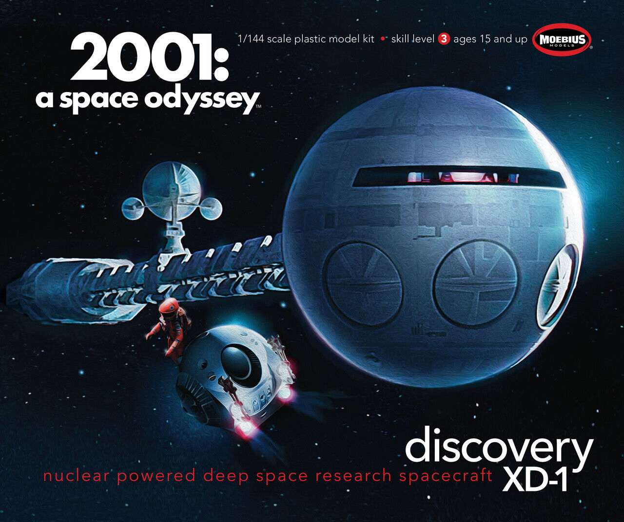 2001: A SPACE ODYSSEY - 1/144 DISCOVERY - 40 Inches Long