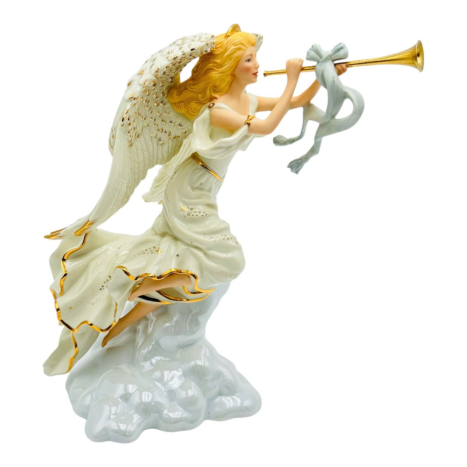 Lenox Millenium Herald Porcelain Angel Figurine RARE Ltd Ed. 13” RARE