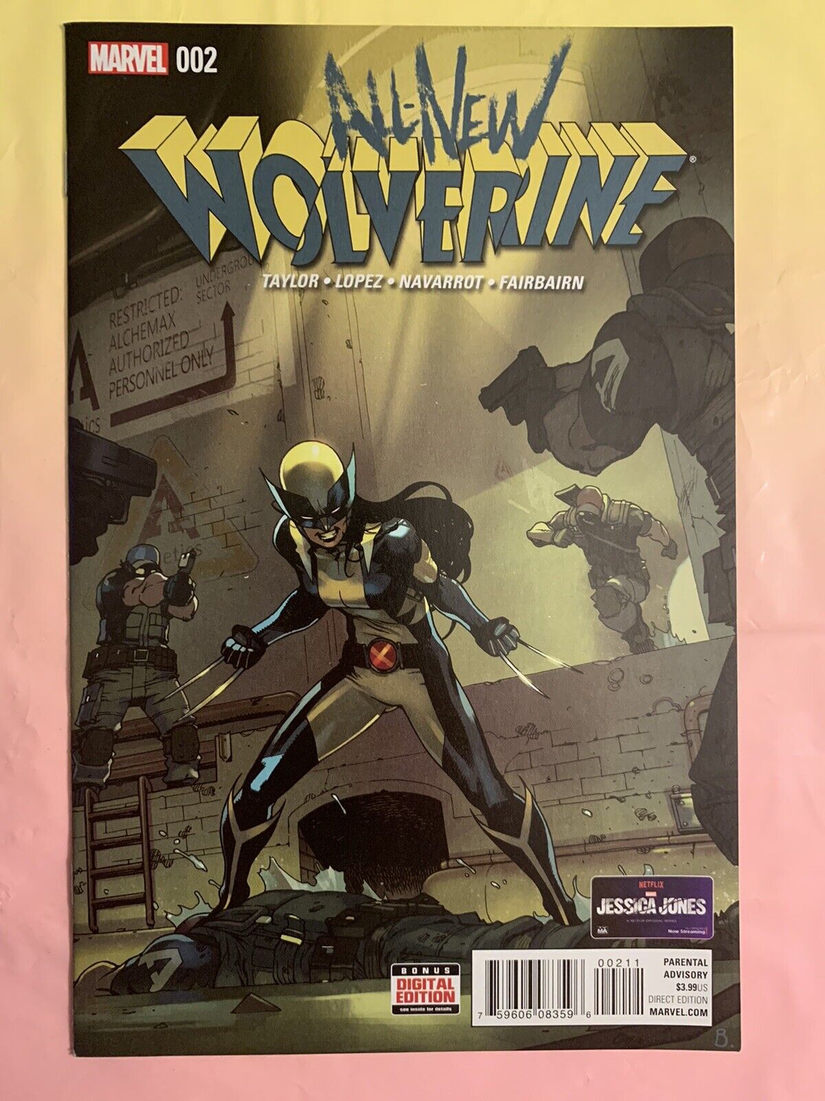 All-New Wolverine #2 (2016) 1st App Gabby Honey Badger X-23 NM/NM+