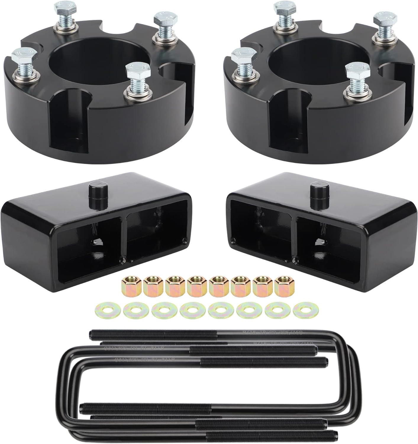 Leveling Lift Kits for 2005-2024 Tacoma 2WD 4WD, 3\'\' Front Struct Spacers + 2\'\' 