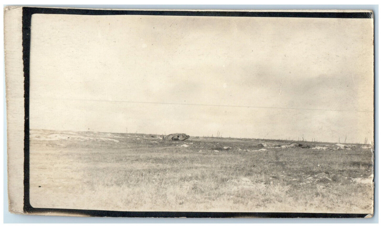 c1910 No Man\'s Island Between Bapume and Albert WW1 France RPPC Photo Postcard