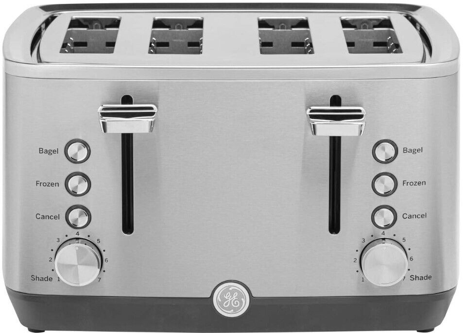 GE Stainless Steel Toaster 4-slice toaster 1500 Watts  - NEW
