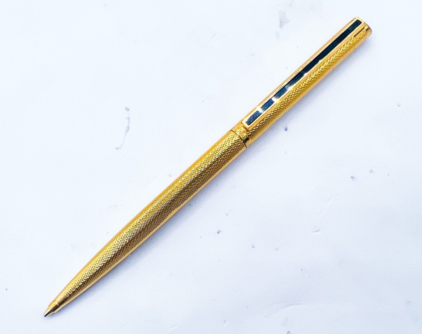 Dunhill Gold Plated Mechanical Pencil 0.5 Twist Montblanc Made 