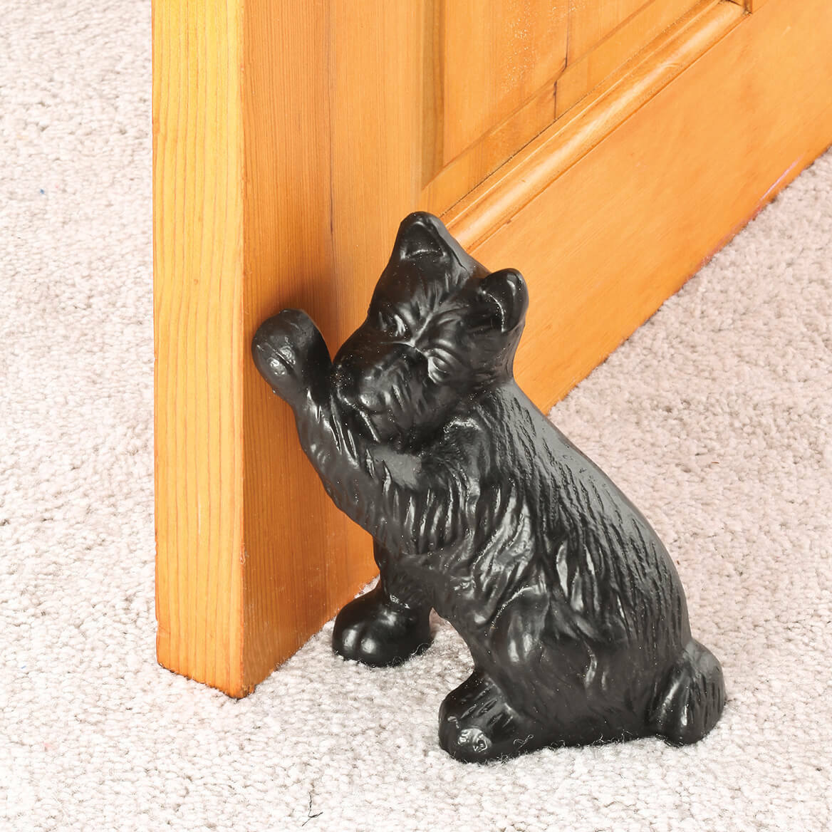 Solid Cast Iron Scottish Terrier Bookend Doorstop Animal Dog Canine Statue
