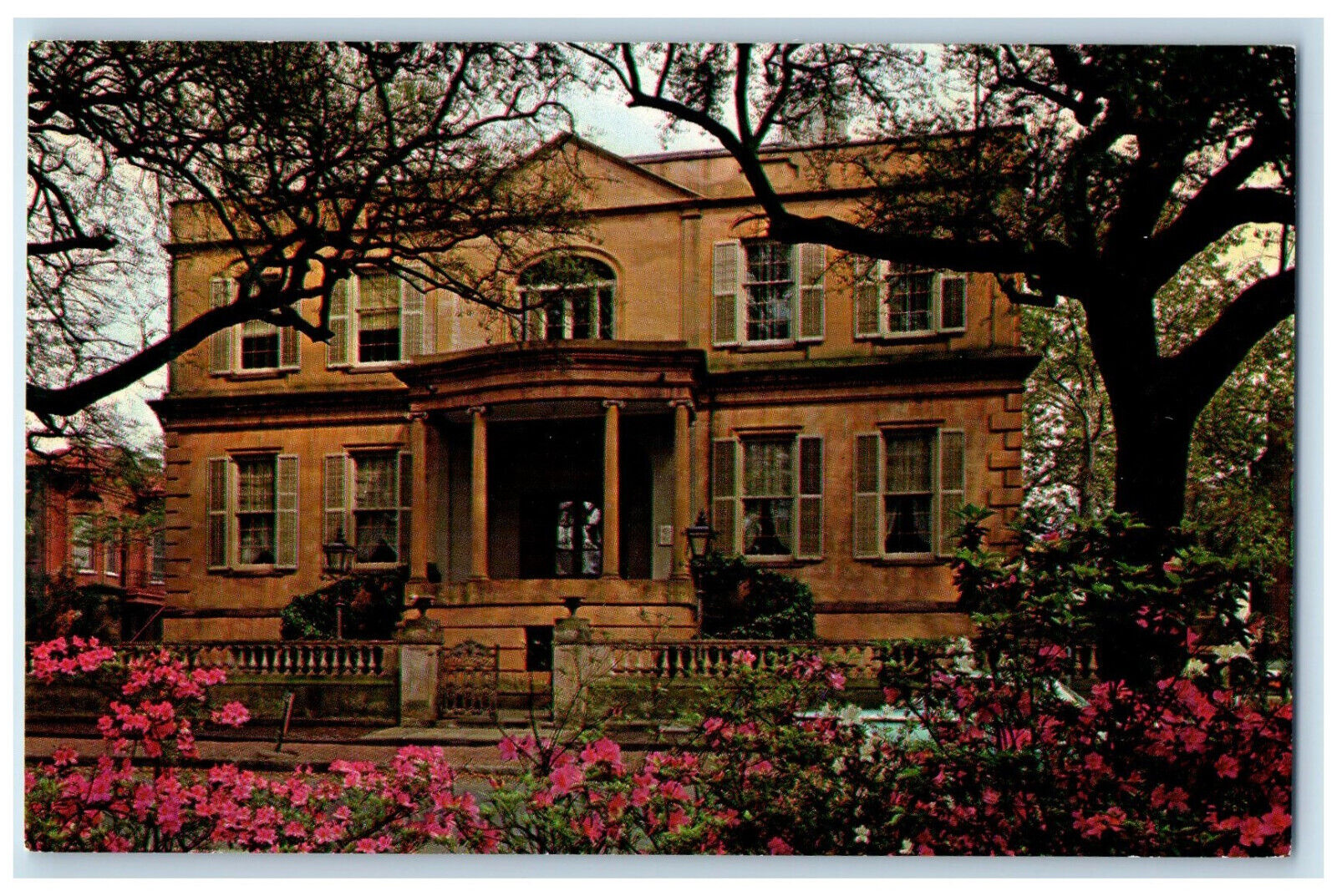c1960's Regency Period House Owens-Thomas House Savannah Georgia GA Postcard