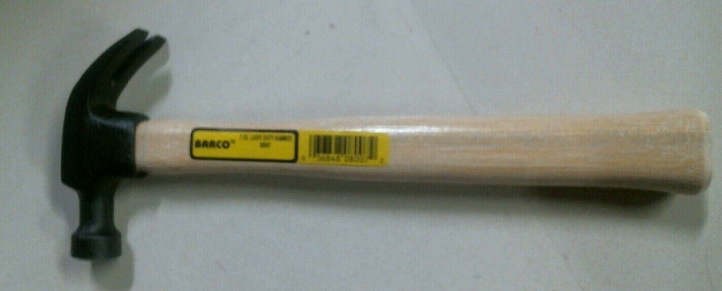 Barco 08007, 7 oz. Light Duty Claw Hammer,  