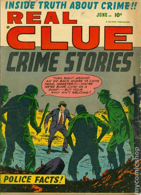 Real Clue Crime Stories Vol. 6 #4 GD/VG 3.0 1951 Stock Image