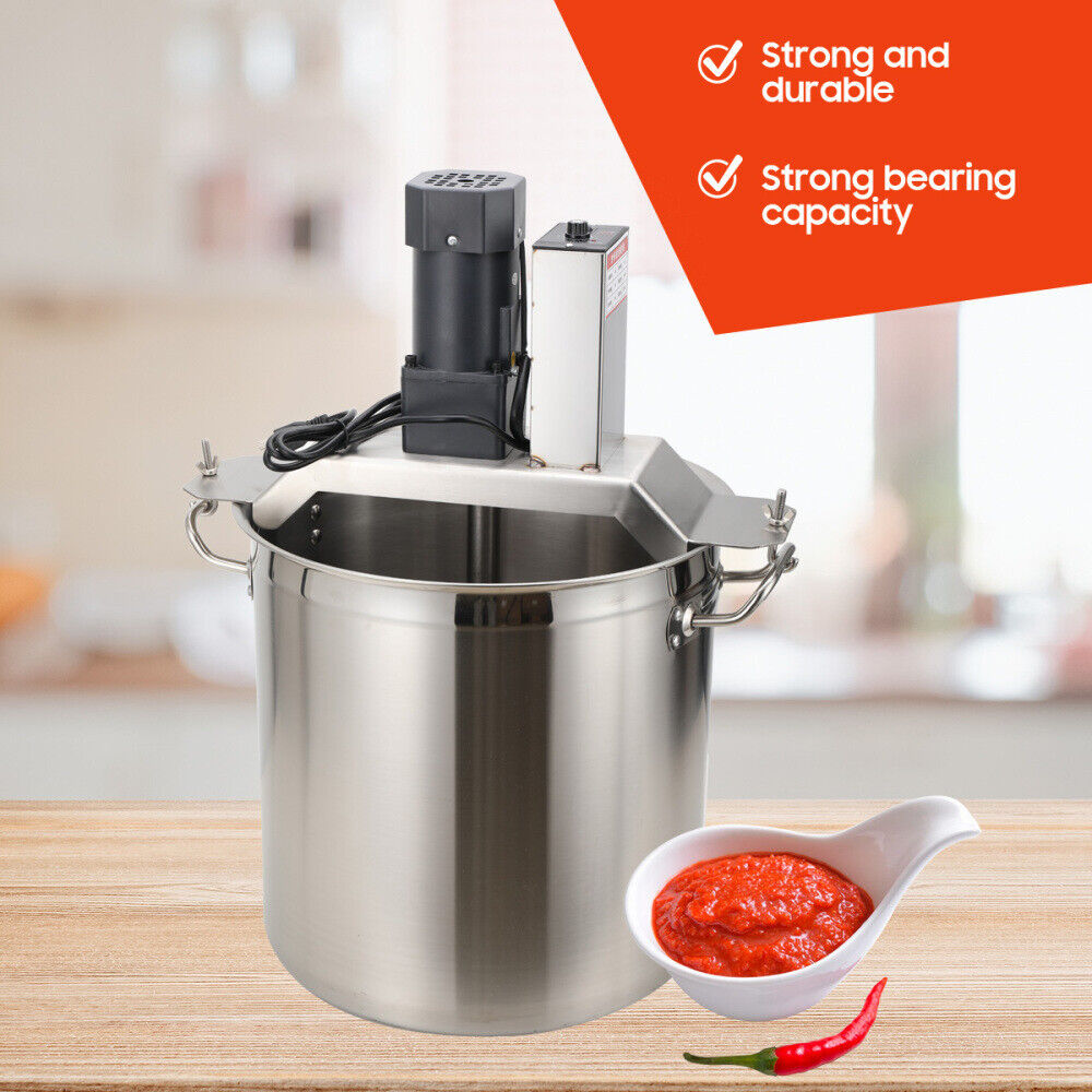 Automatic Food Mixer Hot Pot Bottom Soup Sauce Stirrer Frying Machine 20-100Kg