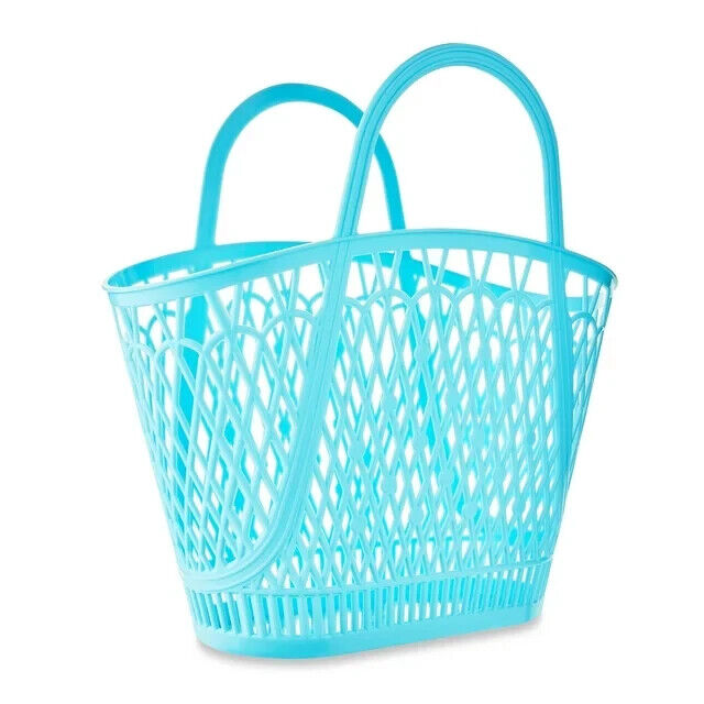 Easter Blue Jelly Tote Basket, by Way To Celebrate