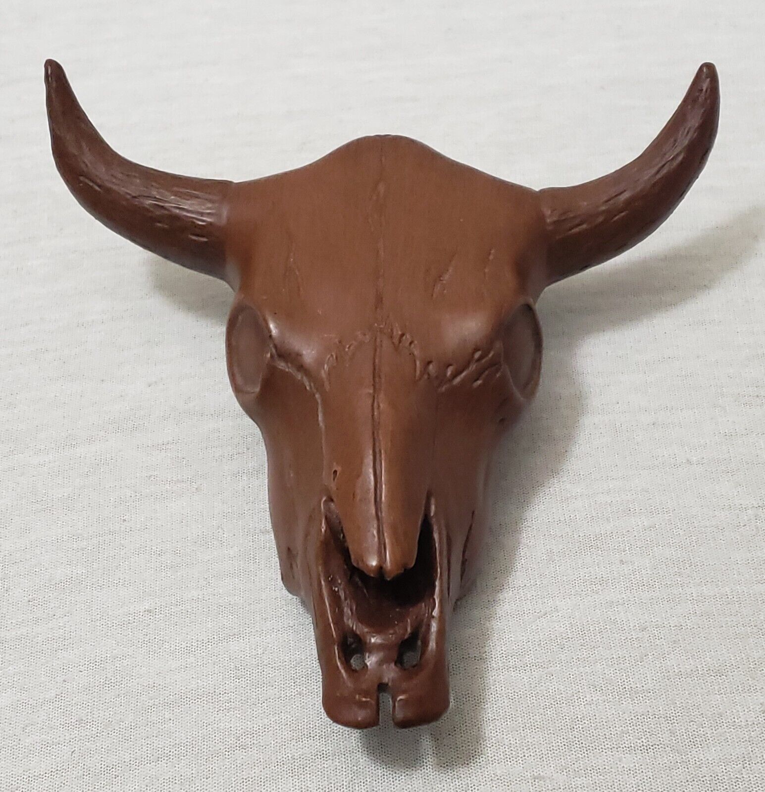 Vintage 90s Red Mill Mfg Steer Skull w/ Horns Figure Bull Head Cattle Longhorn
