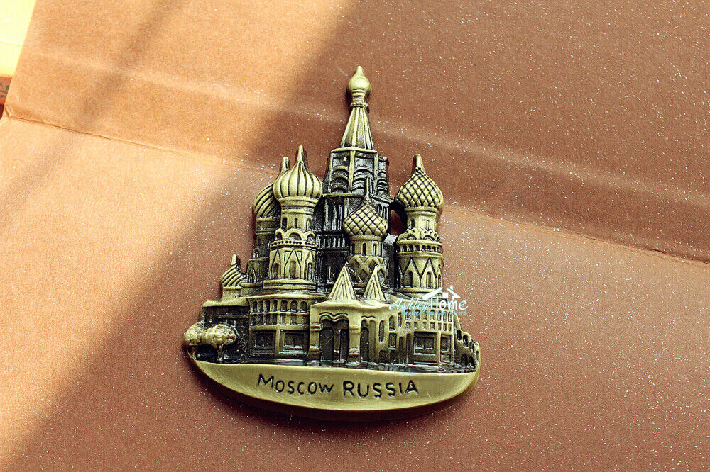 Russia Moscow Tourism Travel Souvenir 3D Metal Fridge Magnet Craft GIFT IDEA