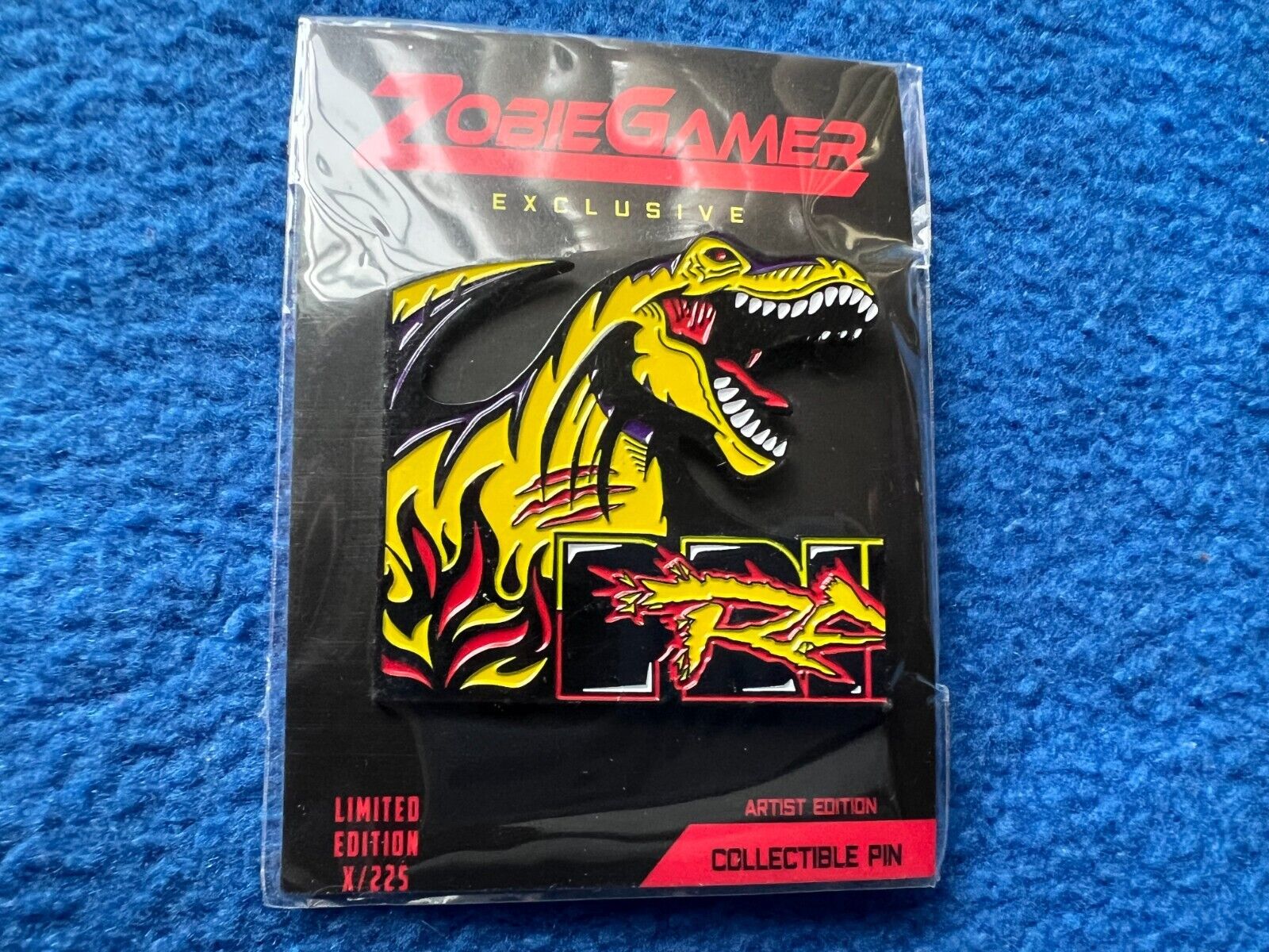 Primal Rage Sauron Limited Edition Pin #/225 Zobie Gamer Collectible Video Game