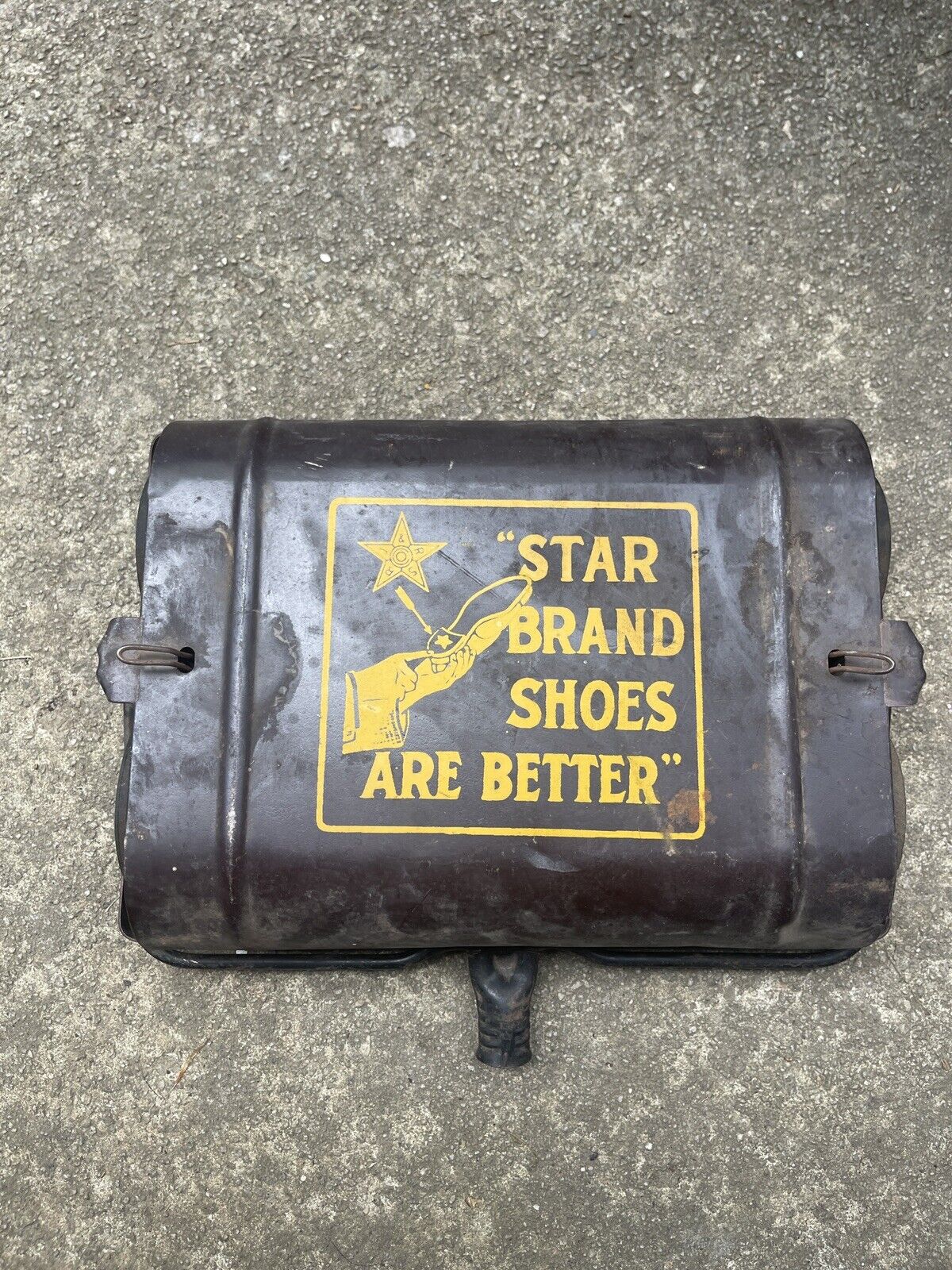 Rare Vintage Star Brand Shoes Are Better Metal Sweeper No Handle