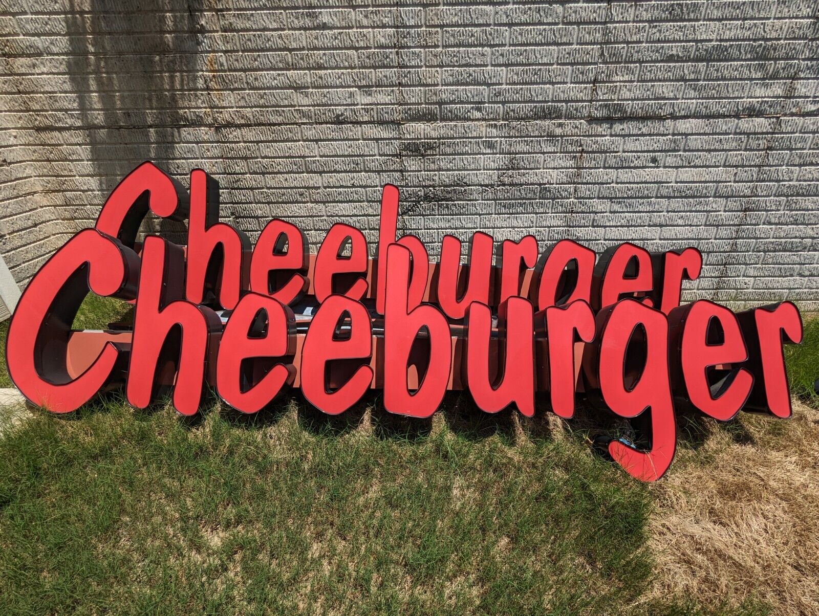 Full Size Cheeburger Restaurant Sign (Fully Functional)