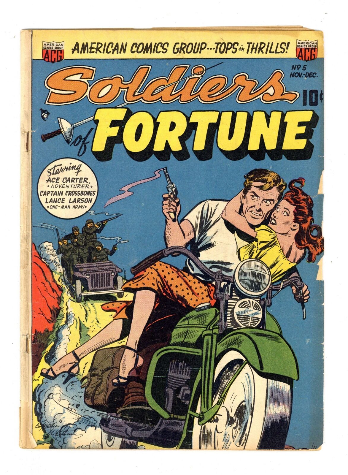 Soldiers of Fortune #5 GD+ 2.5 1951