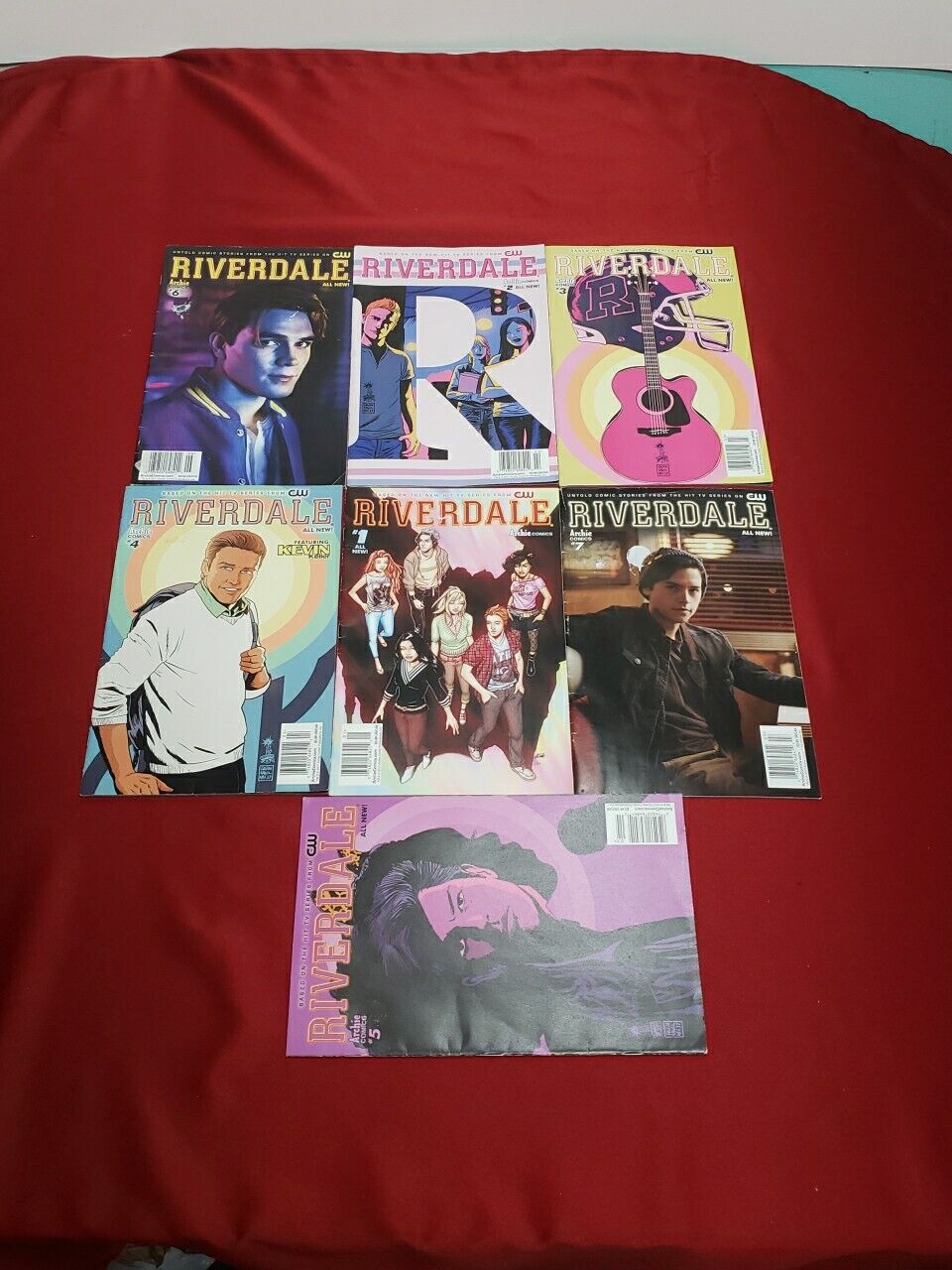Riverdale CW Archie Comic lot of 7 Volume 1 2 3 4 5 6 7   Graphic Novels