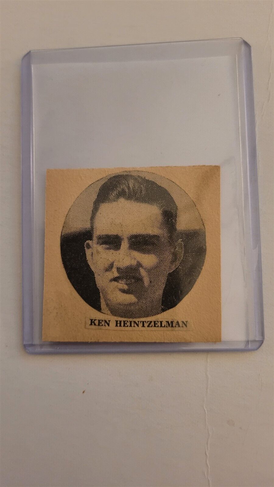 Ken Heintzelman 1938 Pittsburgh Pirates Post Gazette Player Panel RARE